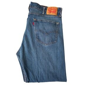 Levi Strauss Co 505 Mens W40 L32 Blue Denim Straight Fit Waterless Relaxed
